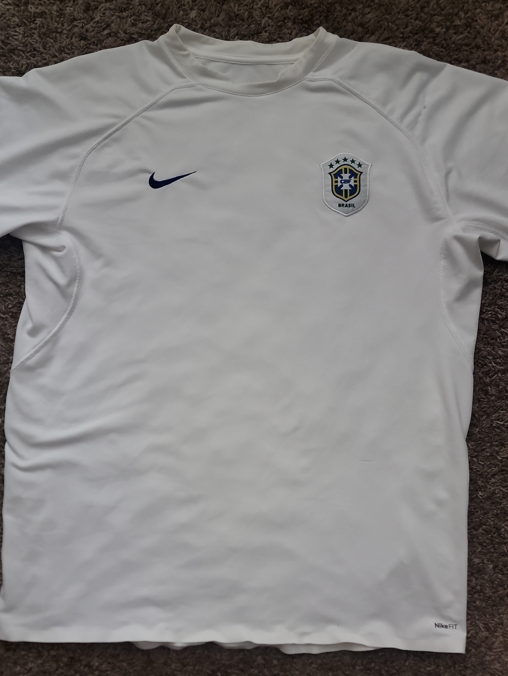 NIKE BRAZIL NATIONAL TEAM 2006/2007 PLAYER ISSUE TRAINING SHIRT JERSEY SIZE XXL